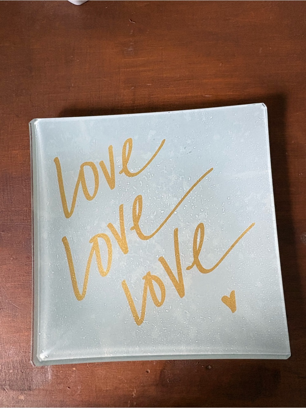 Love trinket tray. Jewelry tray